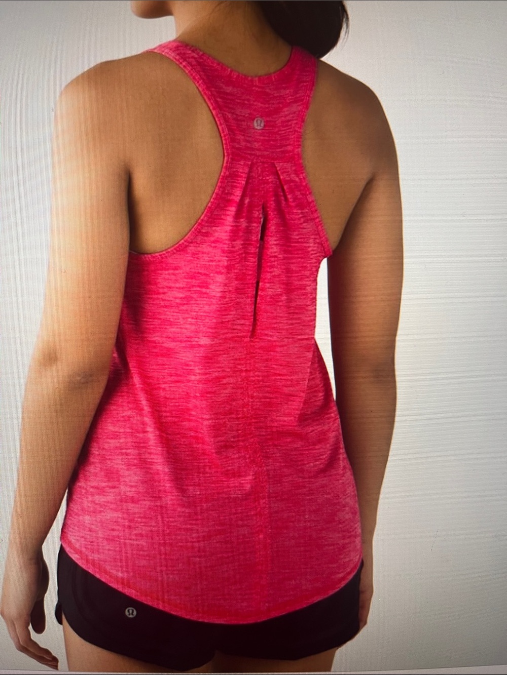 Lululemon Salute the Sun Singlet II Heathered Boom Juice 12